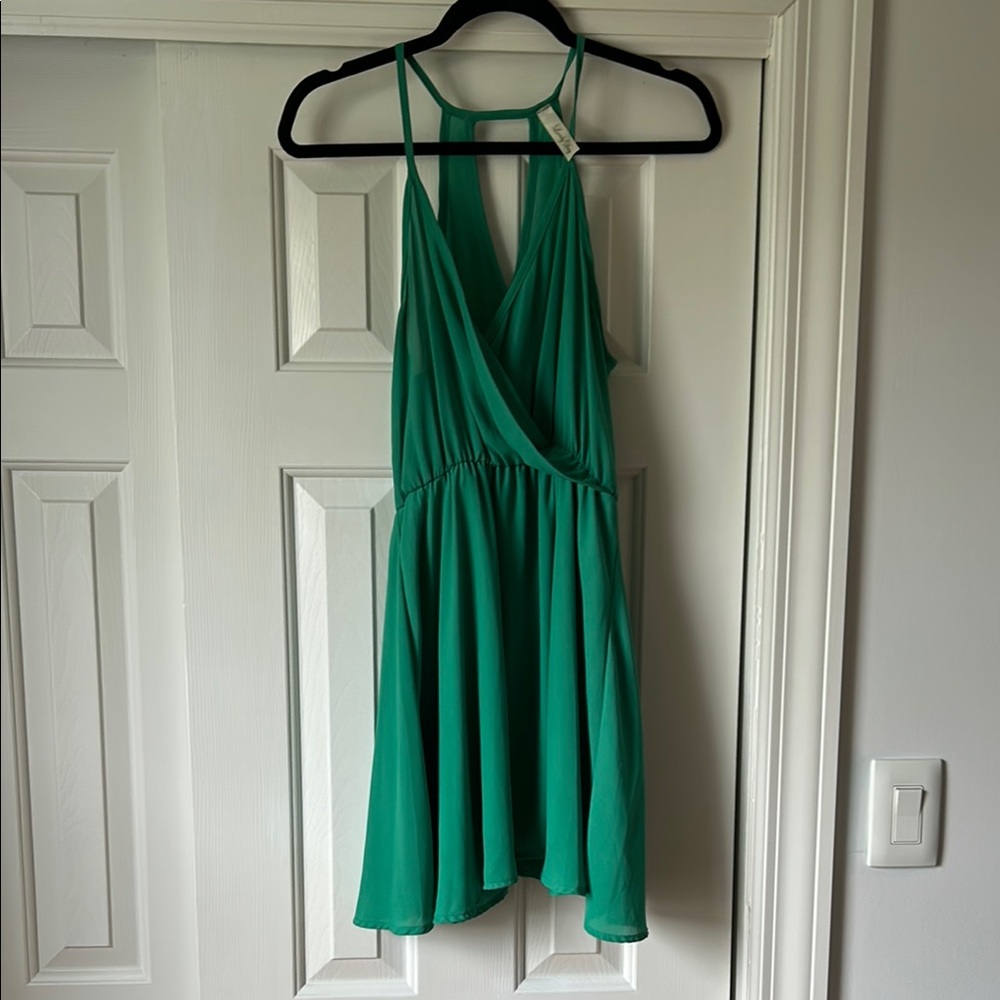 Elegant Green Women's Dress